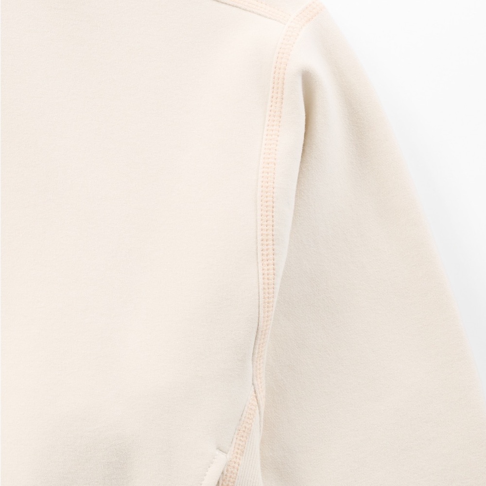 Athleta Forever Fleece 1/2 Zip High Hip Sweatshirt - Picture 4 of 10